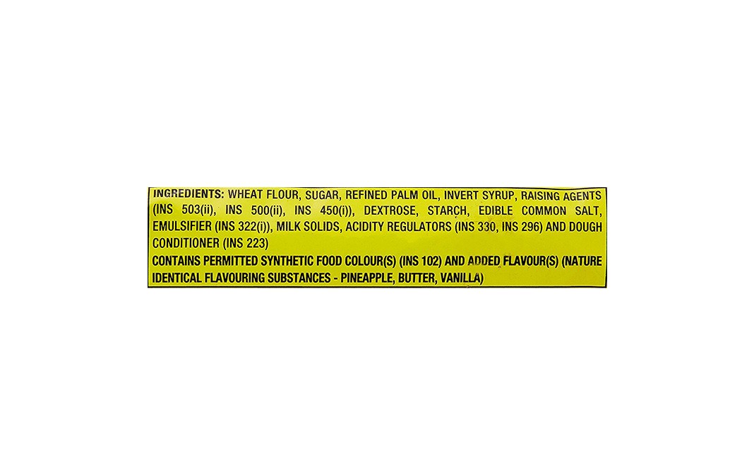 Sunfeast Bounce Pineapple Zing Biscuits   Pack  82 millilitre
